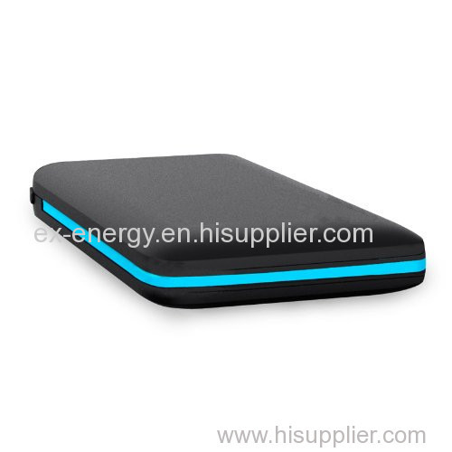 Slim Portable Li-ion Polimer Power Bank Comes with Long Charging Output Line