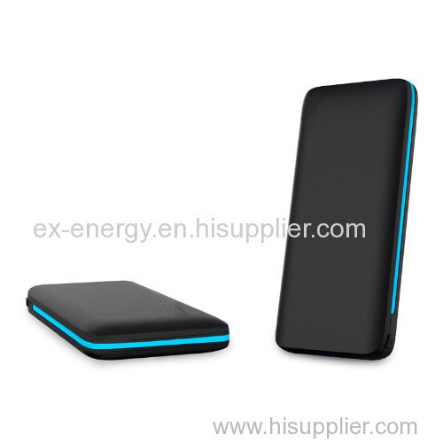 Slim Portable Li-ion Polimer Power Bank Comes with Long Charging Output Line