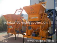 CE Certificated Mobile Concrete Mixer 350 500 liter mini cement JZM350 with Hydraulic type diesel engine in stock