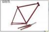 Fixed Gear Bikes Frame set Custom Bicycle Parts With CE Certifications