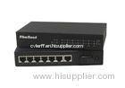 1 Port FX 7 Port TP Fiber Optic Switches Transceiver With CSMA / CD Protocol