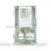 Single phase electrical plastic meter box with transparent PC cover and ABS base