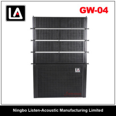 High Power Active Line Array System with Class-D Amplifier and Ribbon Driver