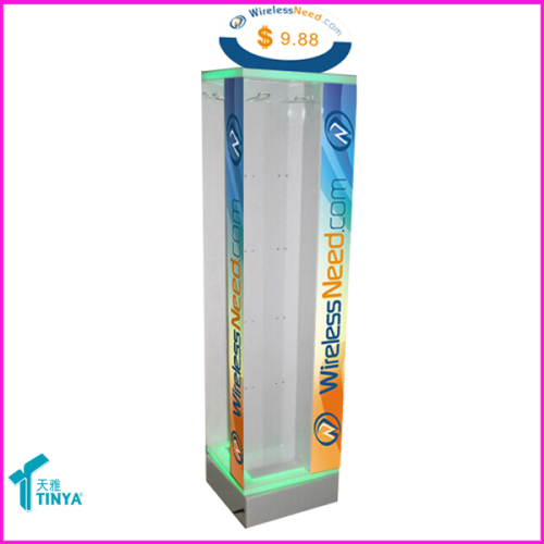 High quality Promotional Acrylic Cell phone Accessories Display