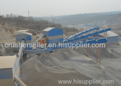 The production process of sand aggregate and water conservancy engineering