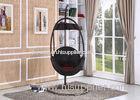 Outdoor Rattan Hanging Swing Chair / Rattan Egg Swing Chair in Basket Shape