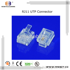 Telephone connector RJ11 6P2C UTP connector
