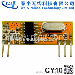 434MHz Ask Superheterodyne Wireless Receiver RF Module