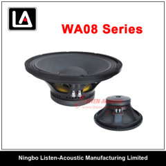10 12 15 inch PA Aluminum Frame Speaker Woofer WA08 Series