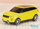 Cell Phone Yellow Land Rover Car Shaped Power Bank USB 18650 4400mAh
