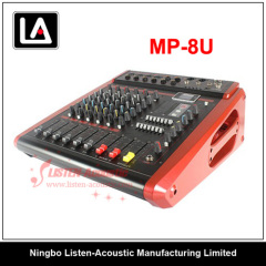 8 Channels Ningbo PA Mixer Console MP - 8U