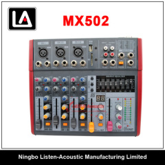 Professional Mini 5 Channels Studio Mixer MX 502