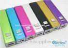 Fashion Red / Green Tablet PC Lipstick Power Bank With Torch 4400mAh