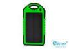 4000mAh Portable Solar panel Power Bank , Shockproof Li-polymer Mobile Power Bank