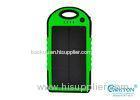 4000mAh Portable Solar panel Power Bank , Shockproof Li-polymer Mobile Power Bank