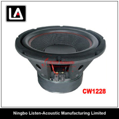 2.5 inch voice voil steel auto speakers woofer CW 1228