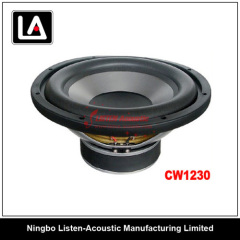 2.5 inch voice voil steel auto speaker woofer CW 1230