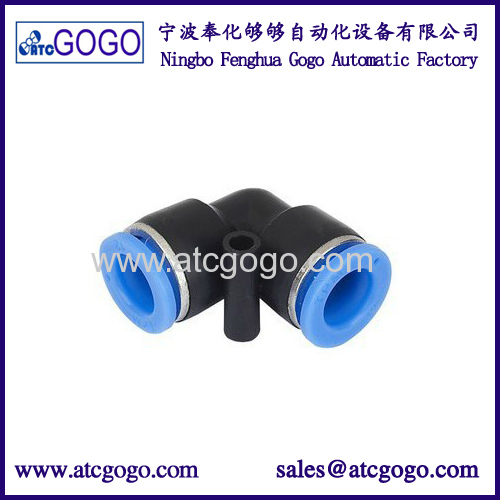 V type 10mm tube fitting for pu hose 12mm plastic gas connector 6mm 8mm pipe joint