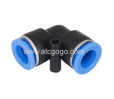 V type 10mm tube fitting for pu hose 12mm plastic gas connector 6mm 8mm pipe joint