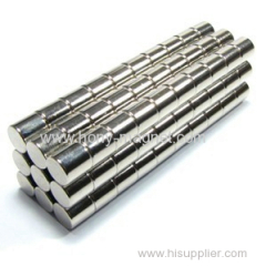 Zinc Small Disc Sintered NdFeB Magnet