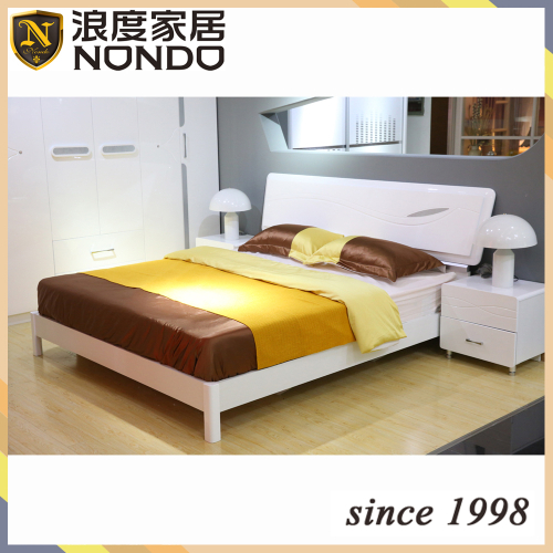 High gloss panel bed bedroom sets dresser