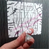 Custom 11CA2 Medium Fragile Ultra Destructible Vinyl Materials from China Factory Blank Eggshell Stiker Papers