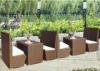 Club All Weather Outdoor Rattan Bar Sets with High Back Bench