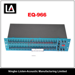 Active Balanced Pressional Audio Musical Graphic Equalizer EQ 966