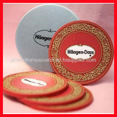 Full color printing paper coaster