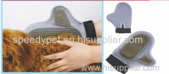 New Customized Soft Pet Dog Massage Bathing Glove