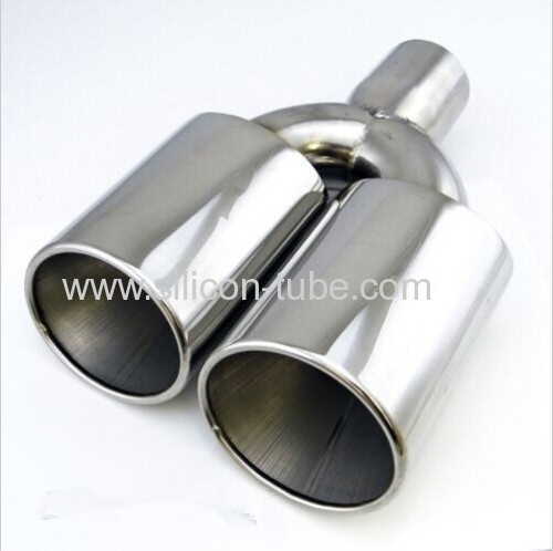 high quality blue muffler exhaust pipe car stainless steel exhaust pipe