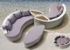 All Weather Corner Rattan Sofa Set Stacking Rattan Garden Furniture