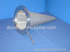 stainless steel Flat Conical Filter