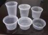 PP Injection Disposable Plastic Food Containers , Round Soup Cups Heavier