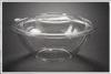 24oz PET Transparent Disposable Salad Bowls With Height 6.6cm
