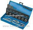 32PCS Professional Engineering Metric Tap and Die Sets with Alloy Steel / HSS