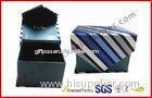 Magnetic Grey Board Apparel Gift Boxes With Silk Cloth Covering , Tie / Perfume / Jewelry Boxes