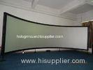 180 / 360 3D Simulation Curved Fixed Frame Projection Screen Floor Stand Is Optional
