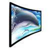 Immersive 3D curved movie screen , 180 or 360 degree projection screen for Home Cinema