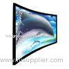 Immersive 3D curved movie screen , 180 or 360 degree projection screen for Home Cinema