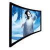 High Contrast Curved Rear Projection Screen , Fixed Projection Screen OEM ODM