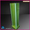 4-side Lighted Floor Stand Display Supermarket Accessories Display Plastic Rotating Display Stand for Mobile Accessories