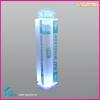 Lighted Hanging Product Display Acrylic Supermarket Floor Stand Display Rotating Mobile Phone Accessories Display Stand