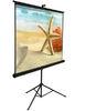 Floor Standing portable tripod projection screens With Matter White, Metal Housing