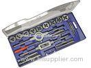 Carbon Steel HSS Alloy Steel Tap and Die Set Cutting Tools 21 Piece in Robust Plastic Case