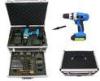 Aluminum Case 114pcs Cordless Power Tool Set / Li-ion 1300mAh Wireless Screwdriver Bits Kits