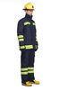 Forest Fire Rescue Hi Vis EN469 Nomex Fireman Turnout Gear / Flame Retardant Suits