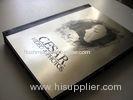 Personal 10x14 Golden Metal Cover Photo Album Books For Family / Business