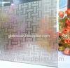 Custom Made Acid Etching Clear Float Glass Mirror Sinoy For Windows / Doors