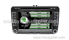 skoda original OEM menu bluetooth ipod support car info ALC oil gauge display for skoda